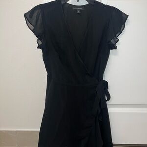 Banana republic Black Wrap Dress